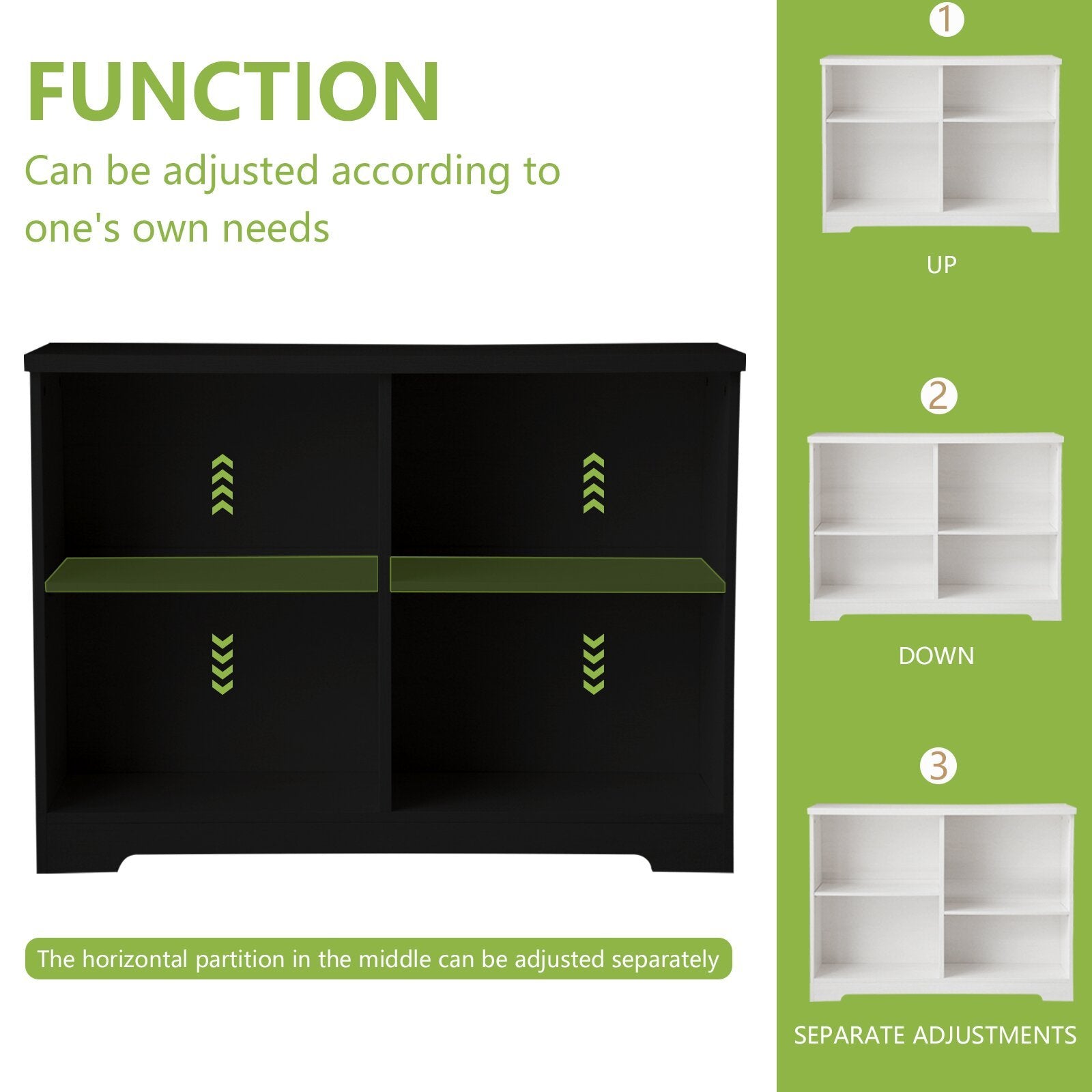 Universal Small 2 Shelf Bookcase In Black Set Of 2 Black Chinese Engineered Wood