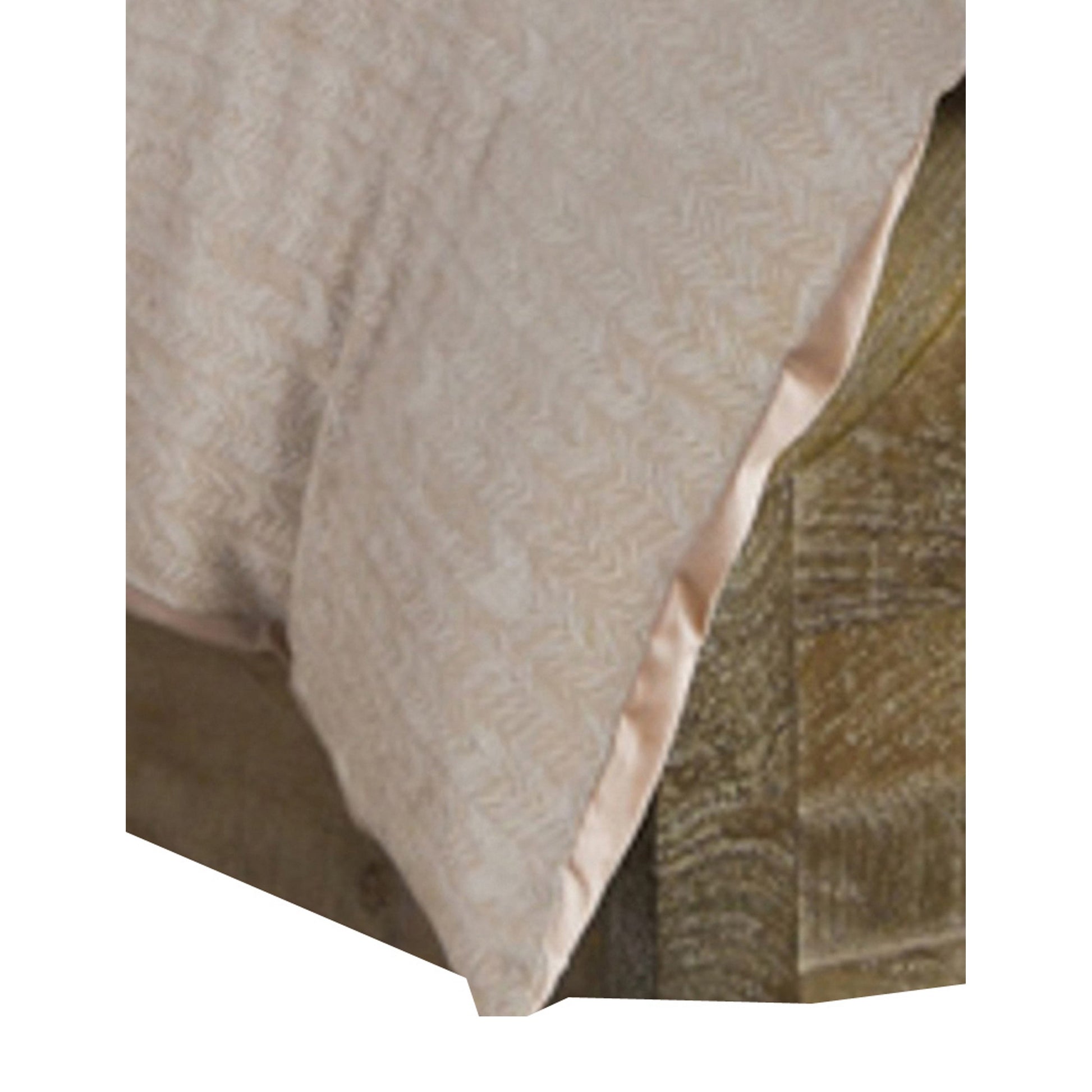 Zima Queen Size Cotton Duvet Cover, Woven French Herringbone Pattern, Beige Queen Beige Cotton