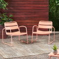 Conrad Chair Coral Iron