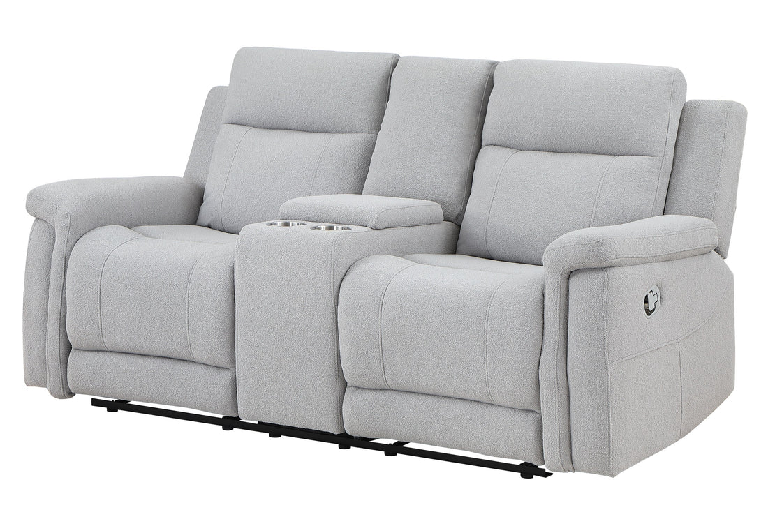 Eco Grey Console Reclining Seat Gray Fabric