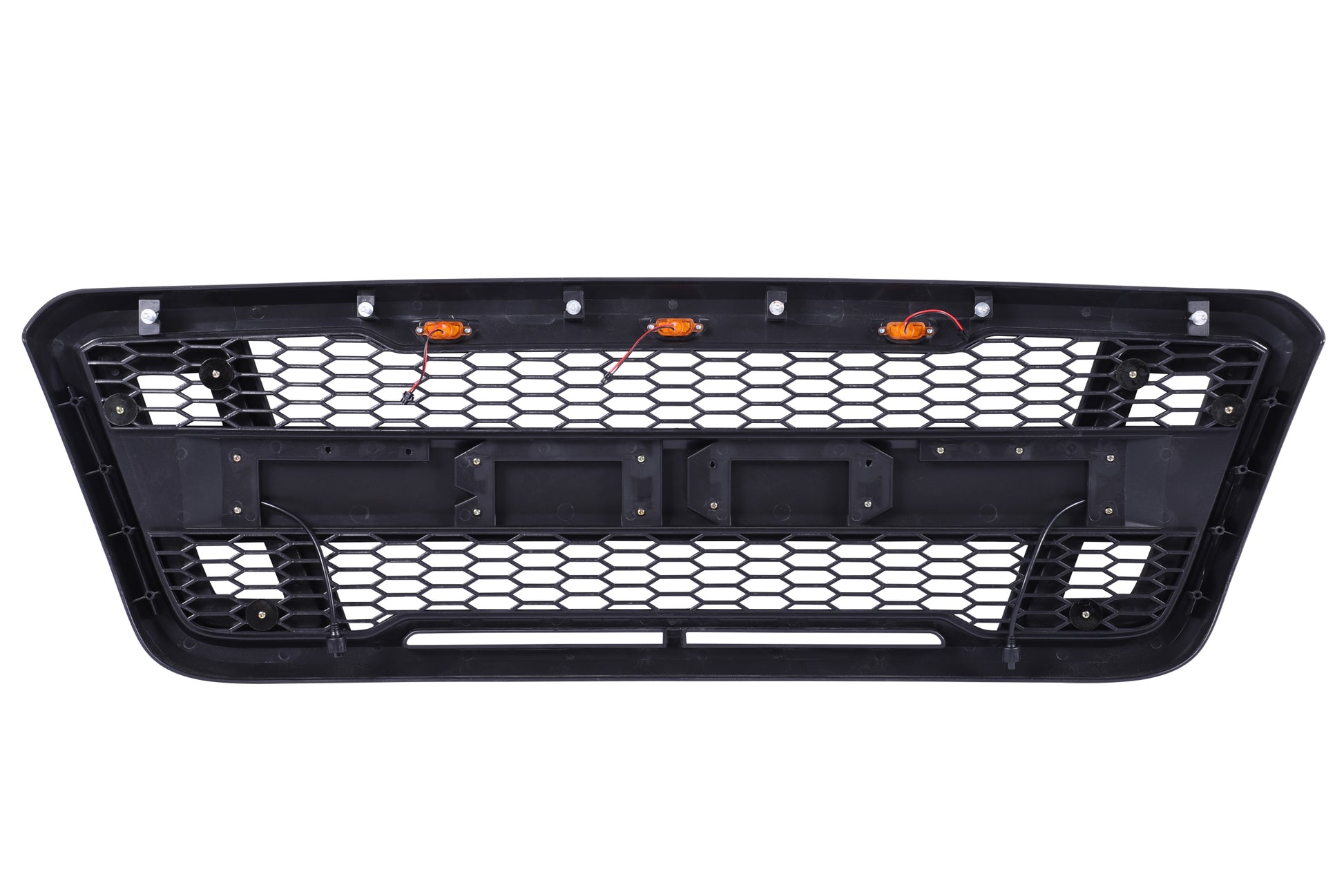 Grille For 2004 2008 Ford F150 With Led Lights Black Abs