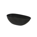 1700Mm Artificial Stone Solid Surface Freestanding Bathroom Adult Bathtub Matte Black Matte Black Oval Bathroom Freestanding Tubs Matte 61 69 In Luxury,Modern Soaking Center Solid Surface Solid Surface