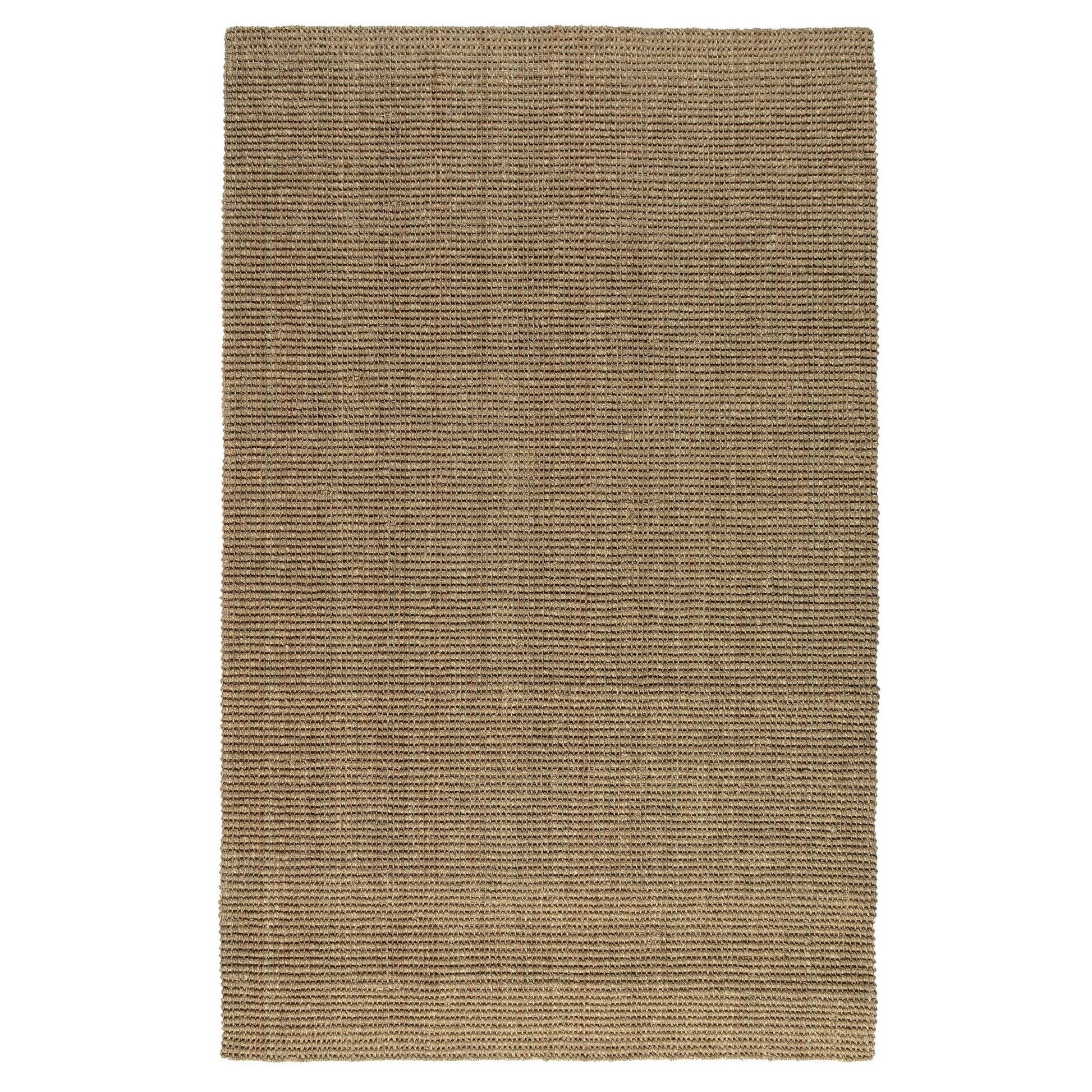 Quell 2 X 3 Handwoven Area Rug, Natural Brown Seagrass, Braided Design Brown Jute