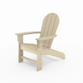 Adirondack Chair Premium Hdpe Poly Lumber For Pool, Patio, And Garden Elegance No Adirondack Beige Weather Resistant Frame American Traditional Hdpe Hdpe