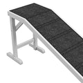 Pawhut Dog Ramp For Bed, Pet Ramp For Dogs With Non Slip Carpet And Top Platform, 74