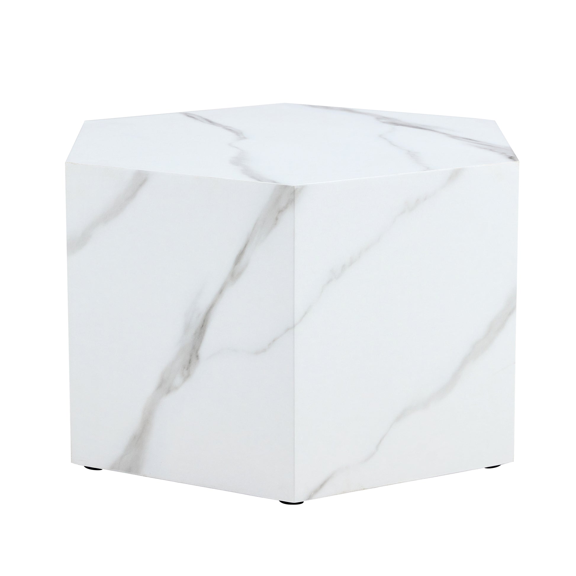 Modern Mdf Coffee Table, With Complex Texture Patterns, Style And Texture Coffee Table To Redefine Your Interior Decoration And Enhance Your Living Space, Stylish And Durable Design White Mdf