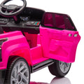 24V Kids Ride On Car W Parents Control,Licensed Chevrolet Silverado,Four Wheel Suspension,Led Lights,Bluetooth,Music,Usb,Mp3,Power Display,Speeds 2.49 3.73Mph For Kids Aged 2 5. Pink 50 99 Lbs