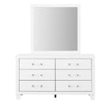 Omoda White Mirror White Rubber Wood