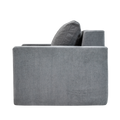 Sofa In A Box Foam Sofa Couch With Pillow, Bean Bag Chairs For Adults Stuffed High Density Foam, Large Bean Bag Sofa For Living Room Bedroom Gaming Room Plain Grey Primary Living Space Medium Soft Medium Duty American Design,European Square Arms Foam