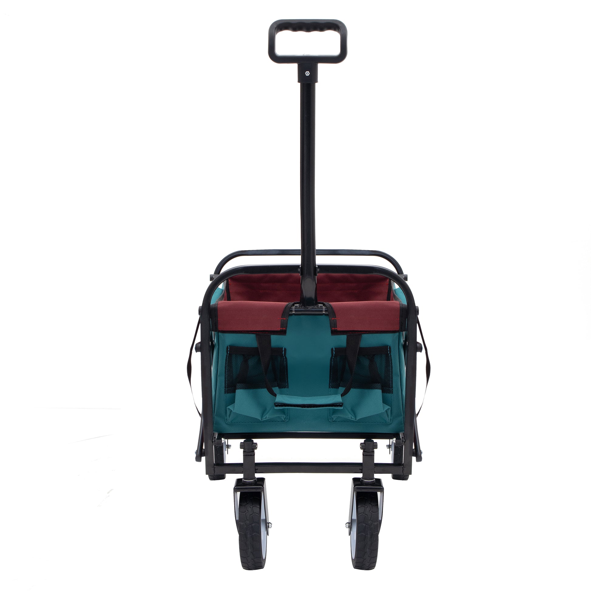 Minimeetall Multi Use Bag,Collapsible Foldable Wagon Cart Beach Wagon Heavy Duty Utility Cart Utility Wagon Grocery Cart For For Camping 3Pcs Plastic Liner Bag Covercyan Cyan Steel