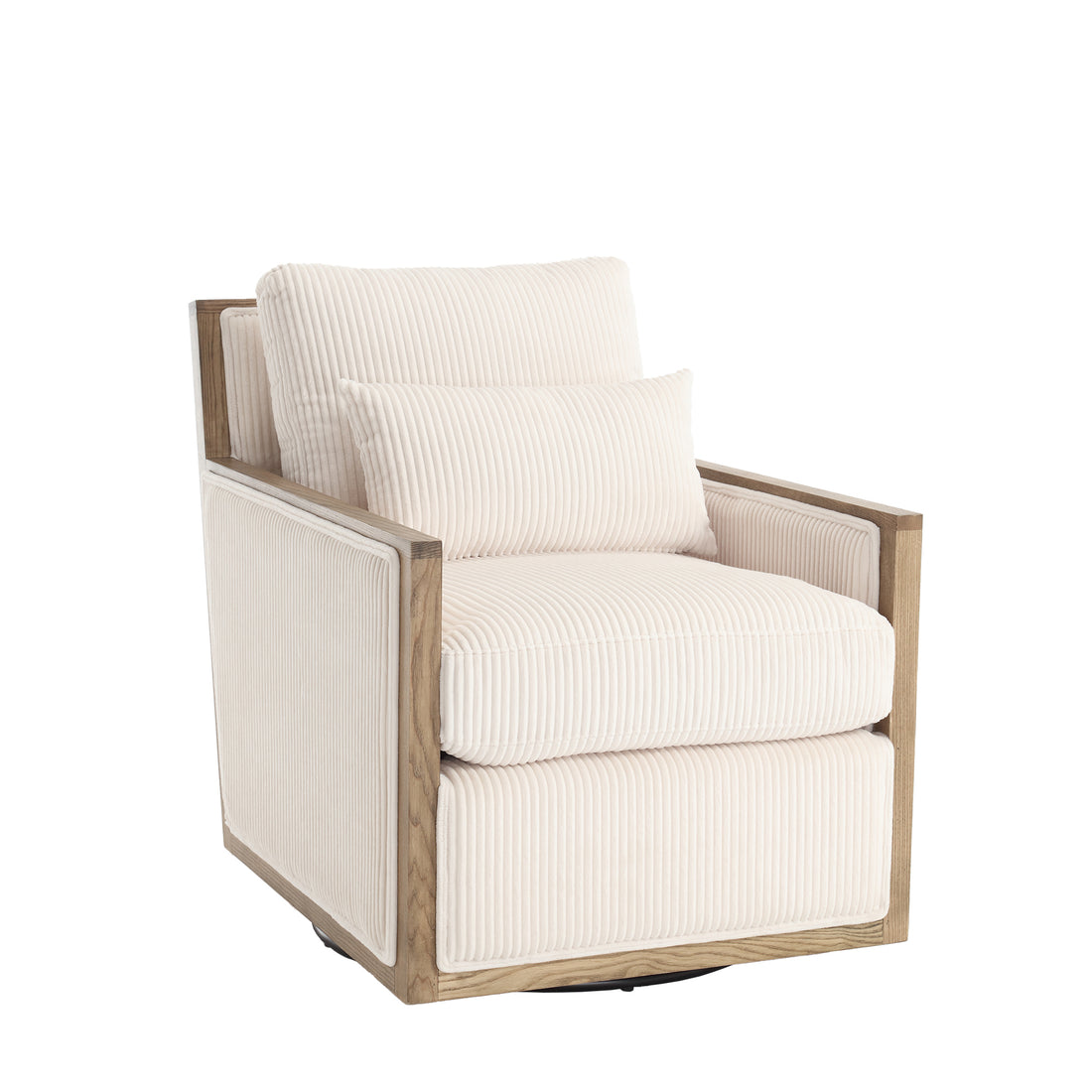 Coolmore Corduroy Swivel Barrel Chair, Comfy Accent Sofa Chair For Living Room, 360 Degree Swivel Barrel Club Chair, Leisure Arm Chair For Nursery, Hotel, Bedroom, Office, Lounge Beige Beige Primary Living Space Foam Corduroy