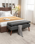 Storage Bench With Storage Bench For Bedroom End Of Bed Bench Foot Of Bed Bench Entryway Bench Storage Ottoman Bench 43.3