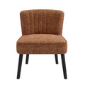 Shellback Chair In Brown Brown Sand Polyester