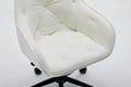 Elegent Velvet Office Chair With Wheels, Makeup Vanity Chair Height Adjustable For Teens Women Girls, Comfy Swivel Modern Leisure Armchair For Home Office, Bedroom, Study And Vanity. Beige Beige Primary Living Space Luxury,Modern Foam Iron