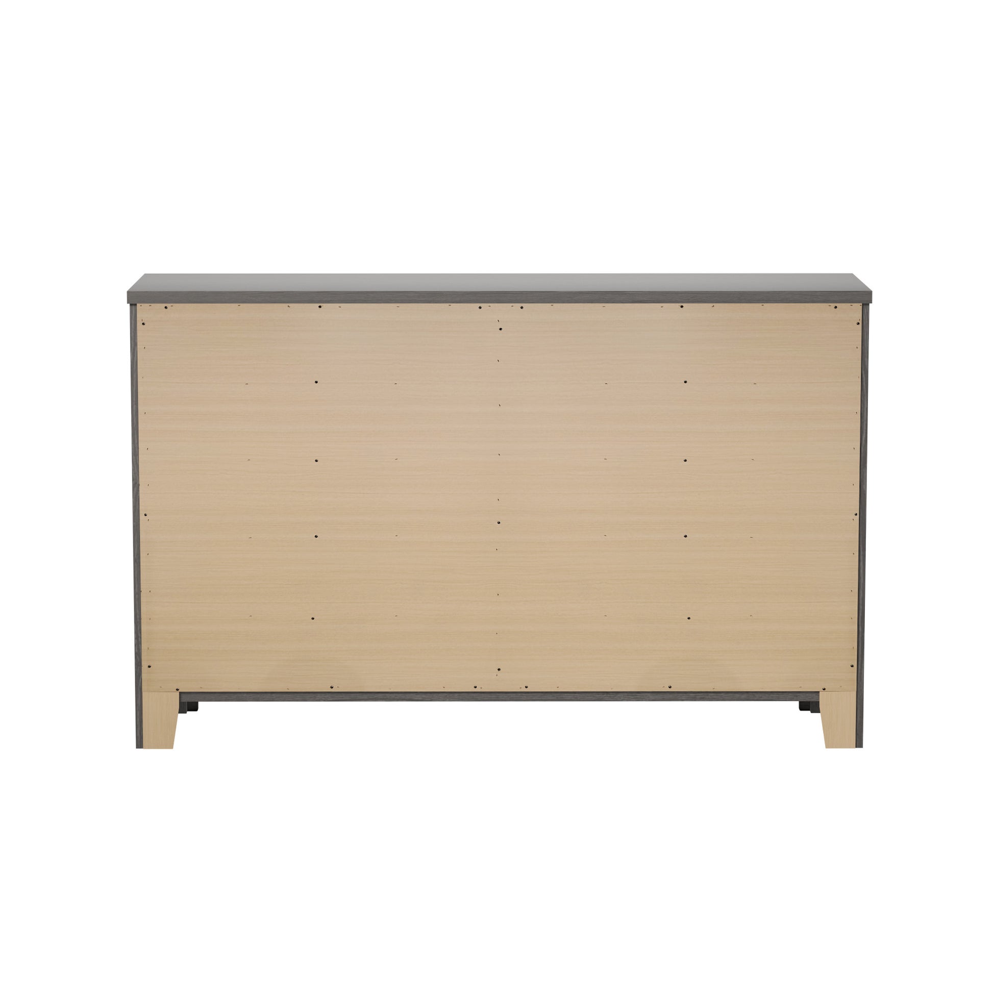 Junipe Brown 6 Drawer Dresser Brown Engineered Wood