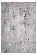 5X7 Grey Multi Abstract Non Shedding Living Room Bedroom Dining Home Office Stylish And Stain Resistant Area Rug Grey Multi Polyester