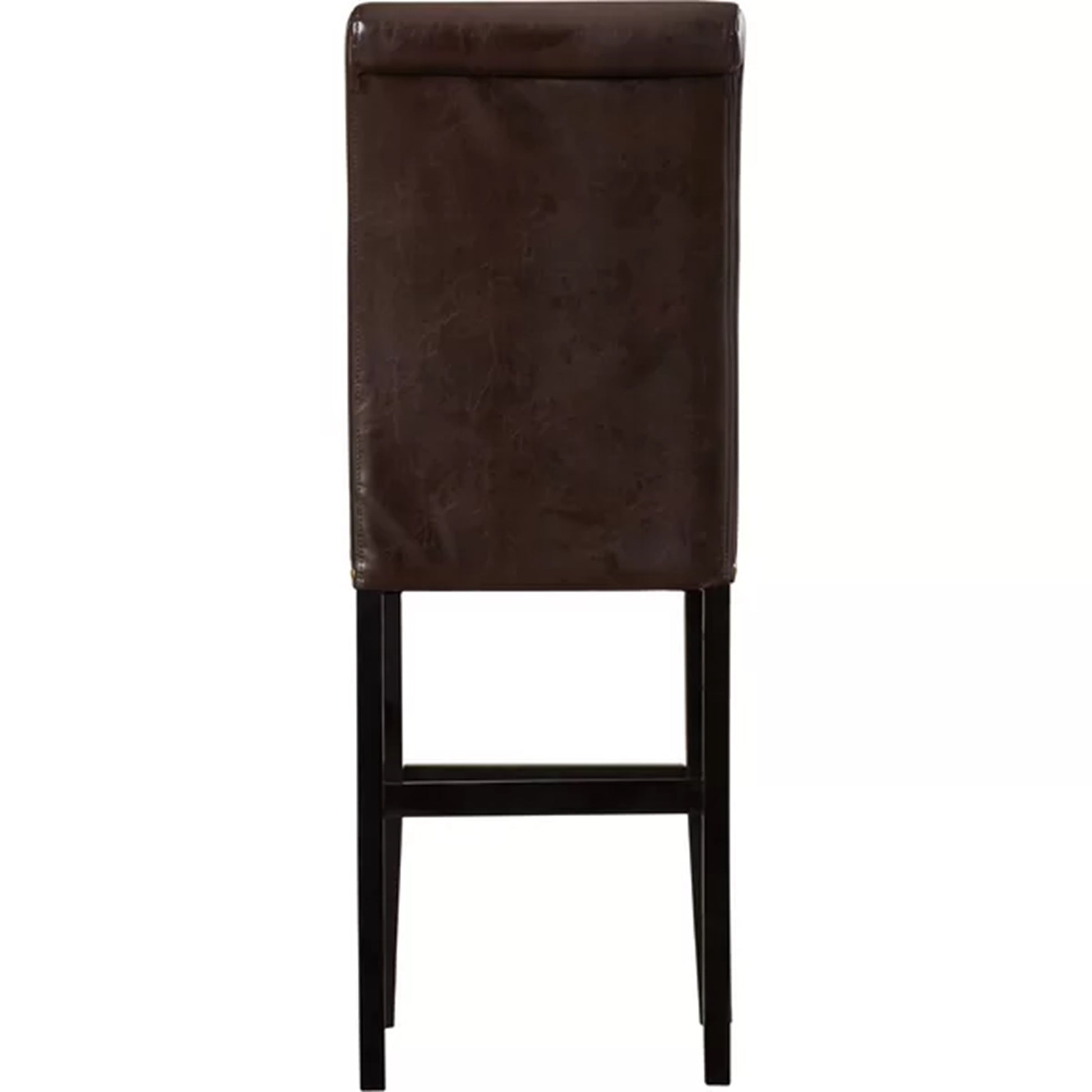 Old Hm: 54222.00Kp Upholstered 30'' Counter Stool With Solid Wood Frame Set Of 2 Brown Set Of 2 Leather