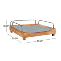 Pet Bed Blue Wood