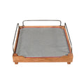 Pet Bed Blue Wood