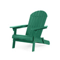 Malibu Adirondack Chair Dark Green Acacia Wood