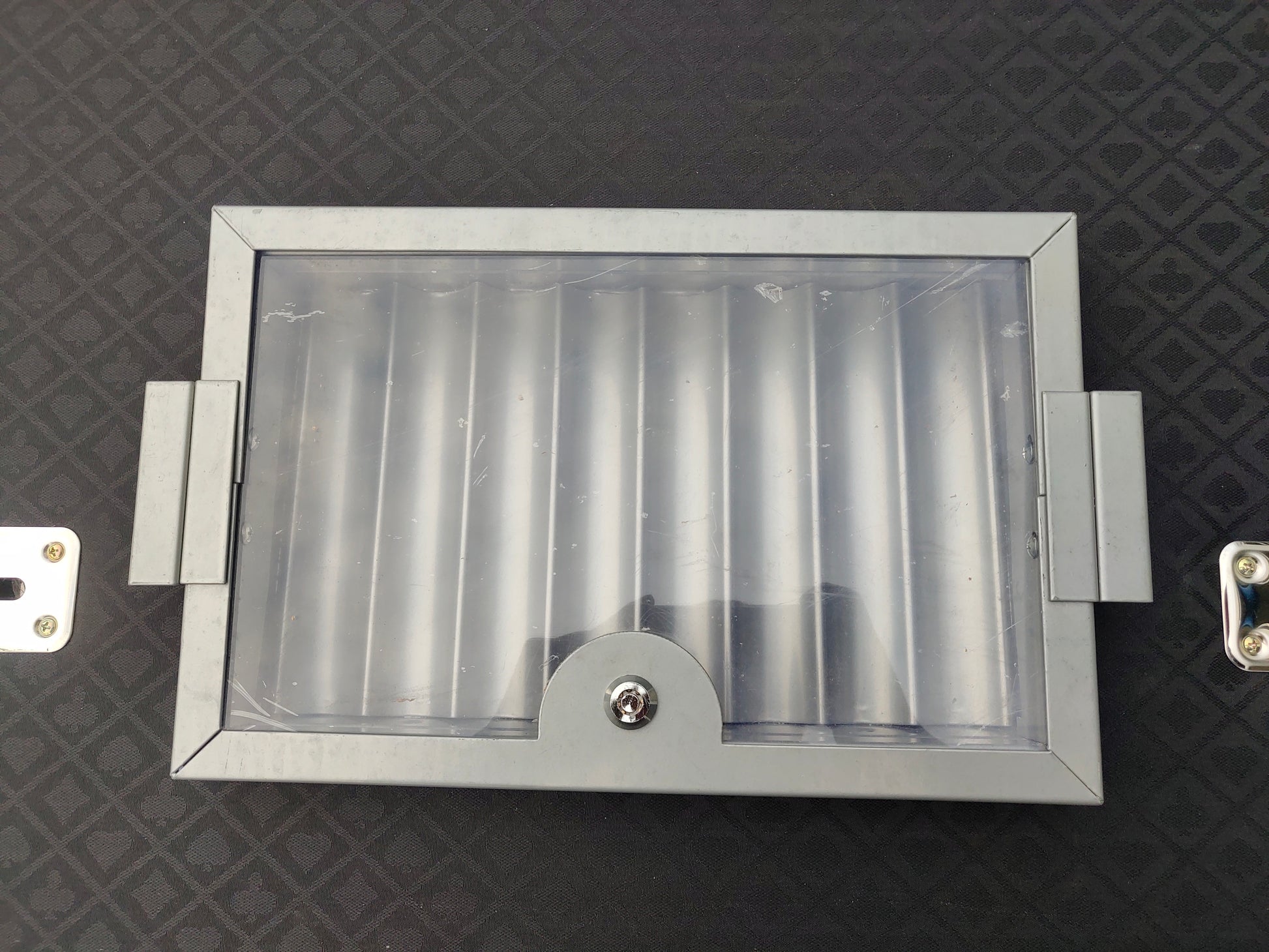 96" Poker Table For Casino Game Texas Holdem Oval Black With Waterproof Felt Chips Tray Drop Box Black Primary Living Space Modern Wood