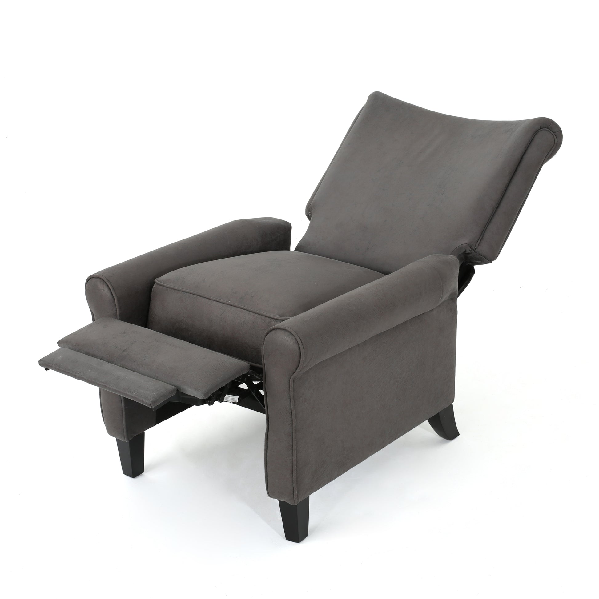 Manual Standard Recliner Slate Microfiber