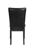 Sterling 7 Piece Dining Set Black Black Wood