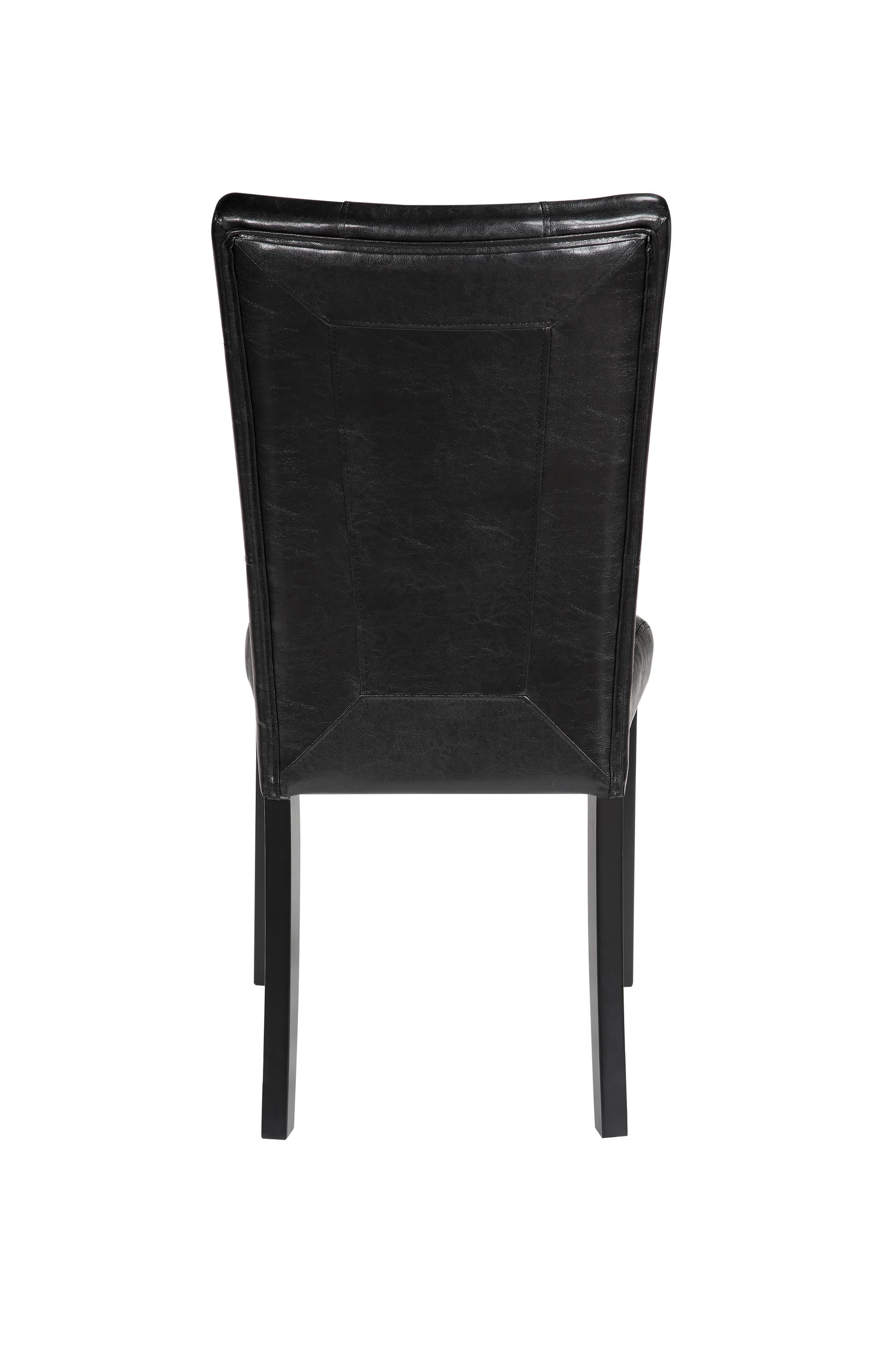 Sterling 7 Piece Dining Set Black Black Wood