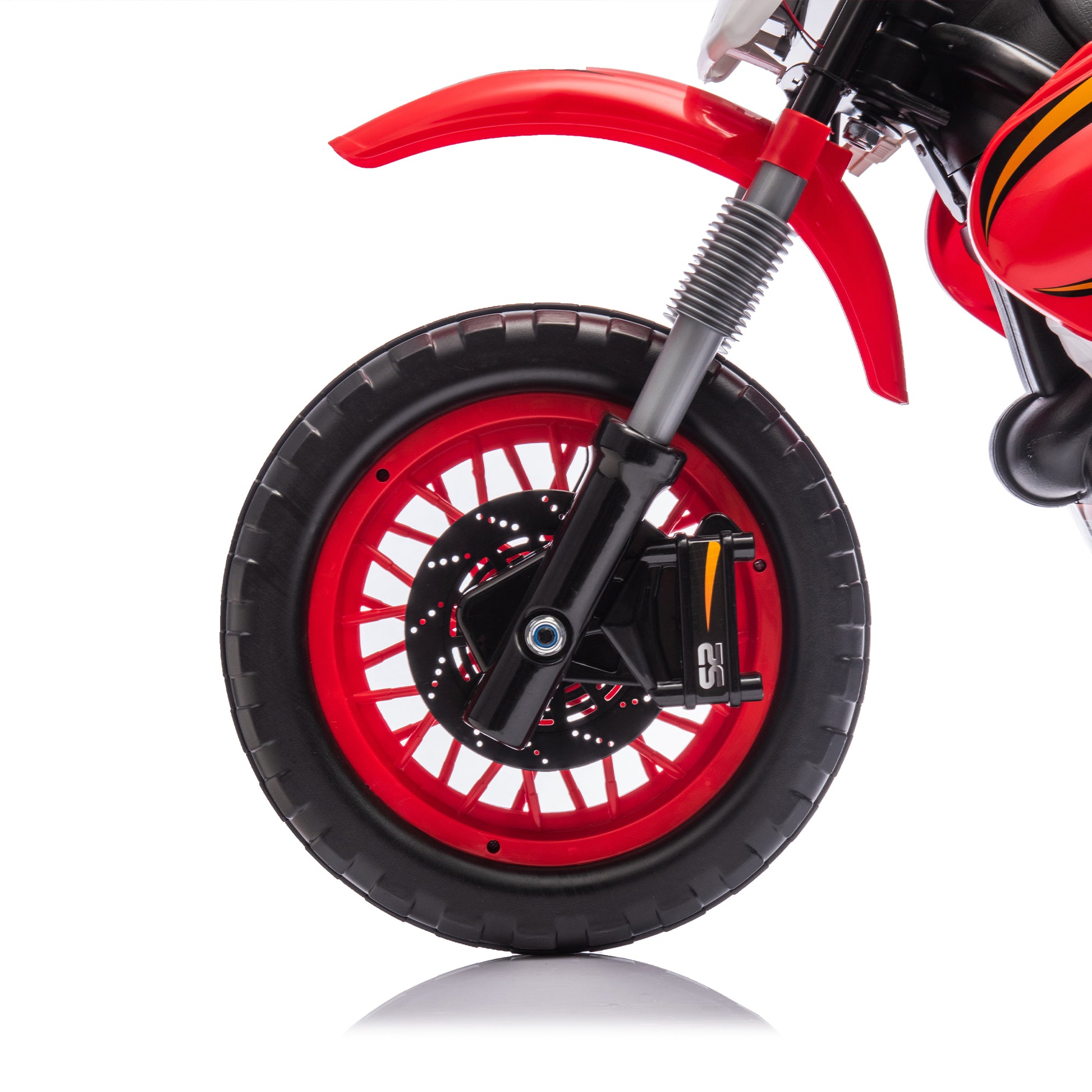 12V Kids Ride On Electric Toy Motorcycle,Rear Suspension,Twist Grip Throttle,Slow Start,Removable Training Wheels,Indie Music Box With Horn And Engine,Simulation Of Dirt Bike Modeling For Kids 3 8. Red 50 99 Lbs Polypropylene