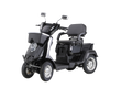 Heavy Duty 4 Wheel Mobility Scooters For Seniors & Adults 500Lbs Capacity Black Abs Pc