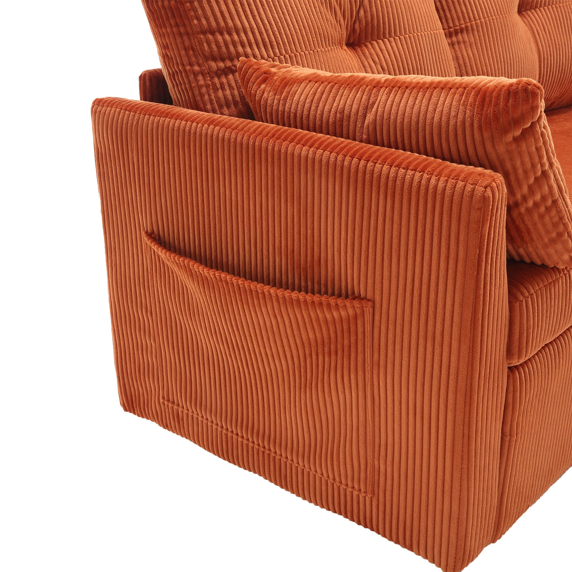 United Modular Sectional Sofa L Shaped Modular Couch With Reversible Chaise Modular Sofa Sectional Couch With Storage Seats Orange Velvet 3 Seat