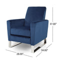 Recliner Blue Velvet