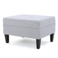 Ottoman Light Grey Fabric