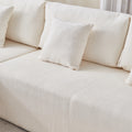 Chenille U Shaped Sectional Sofa Couch, Reversible & Spacious, Ultimate Comfort With Plush Cushions, Perfect For Modern Living Rooms Beige Medium Soft Foam Chenille 6 Seat