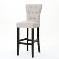 Barstool Wheat Wood Fabric