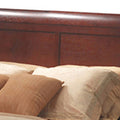 Cherry Twin Bed Box Spring Required Twin Cherry Wood Brown Wood