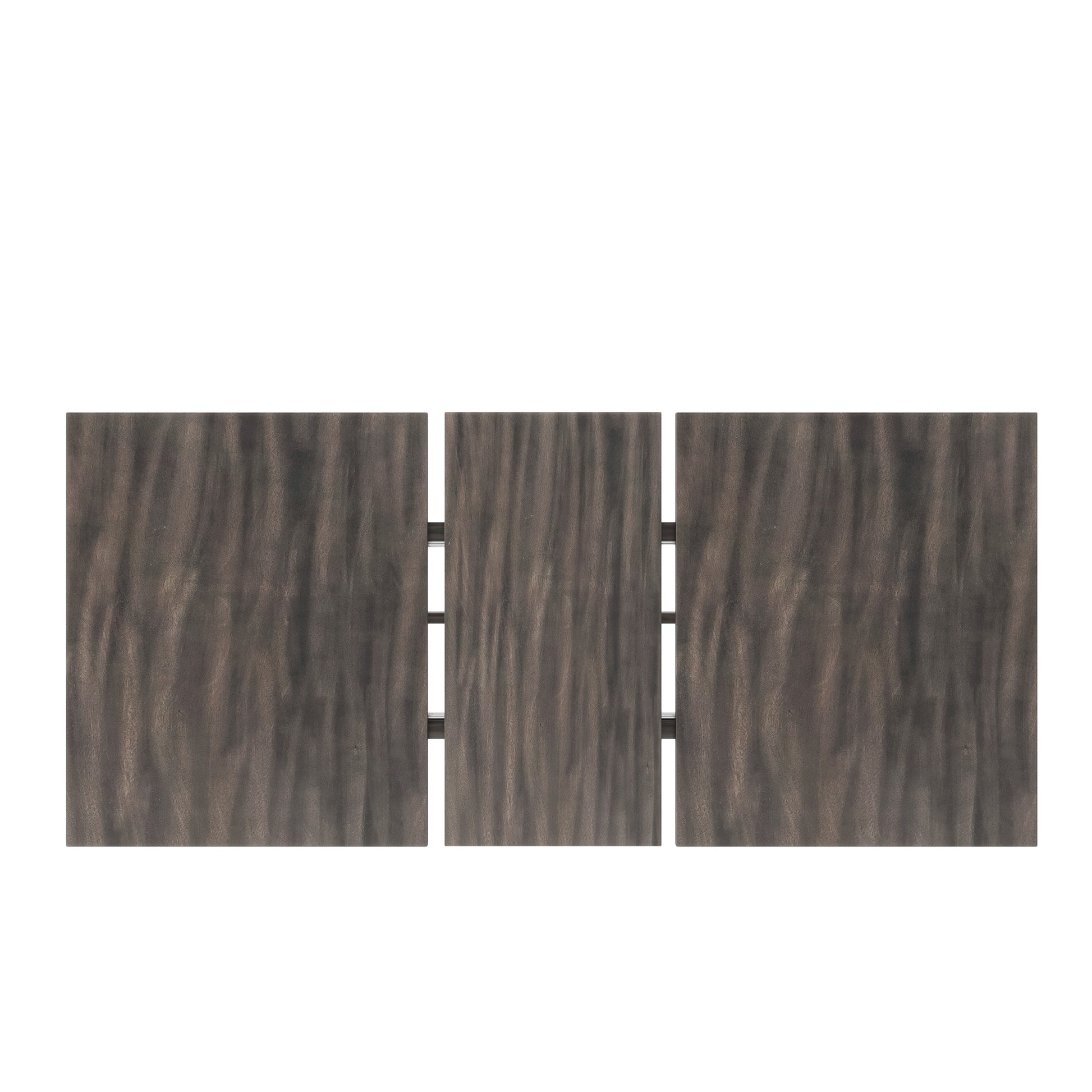 7 Piece Updated 76.9Inch Extendable Trestle Dining Table Set With Removable Leaf, Kitchen Table Set With Upholstered Side Chair And Arm Chair, Set Of 6, Grey Brown Wood Dining Room Solid Wood Rubberwood Rectangular Dining Table With Chair Upholstered