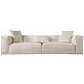 Conner Cream Corduroy Sofa 110