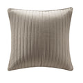 Cotton Quilted Euro Sham Taupe Euro Sham Taupe Cotton