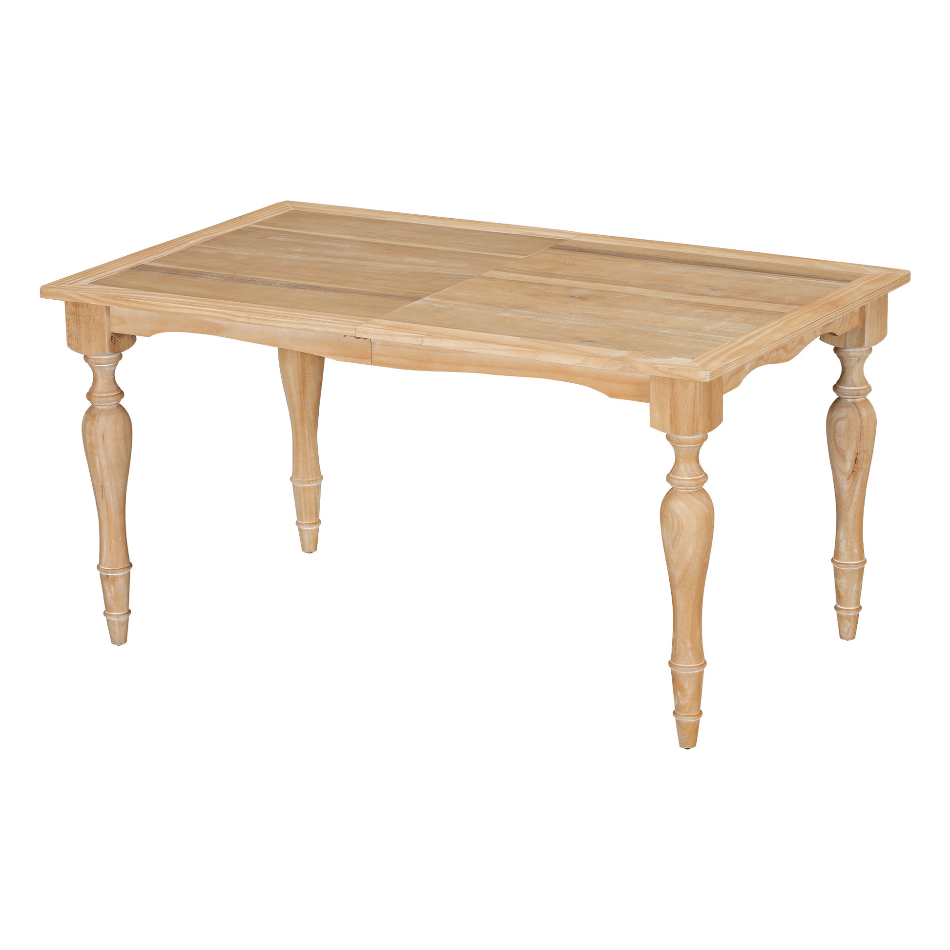 Vintage Traditional 9 Piece 82.7Inch Extendable Dining Table Set With 23.6Inch Removable Leaf And 8 Upholstered Dining Chairs For 8, Natural Wood Dining Room Distressed Finish Rubberwood Rectangular Dining Table With Bench Wood Wood Natural Seats 8