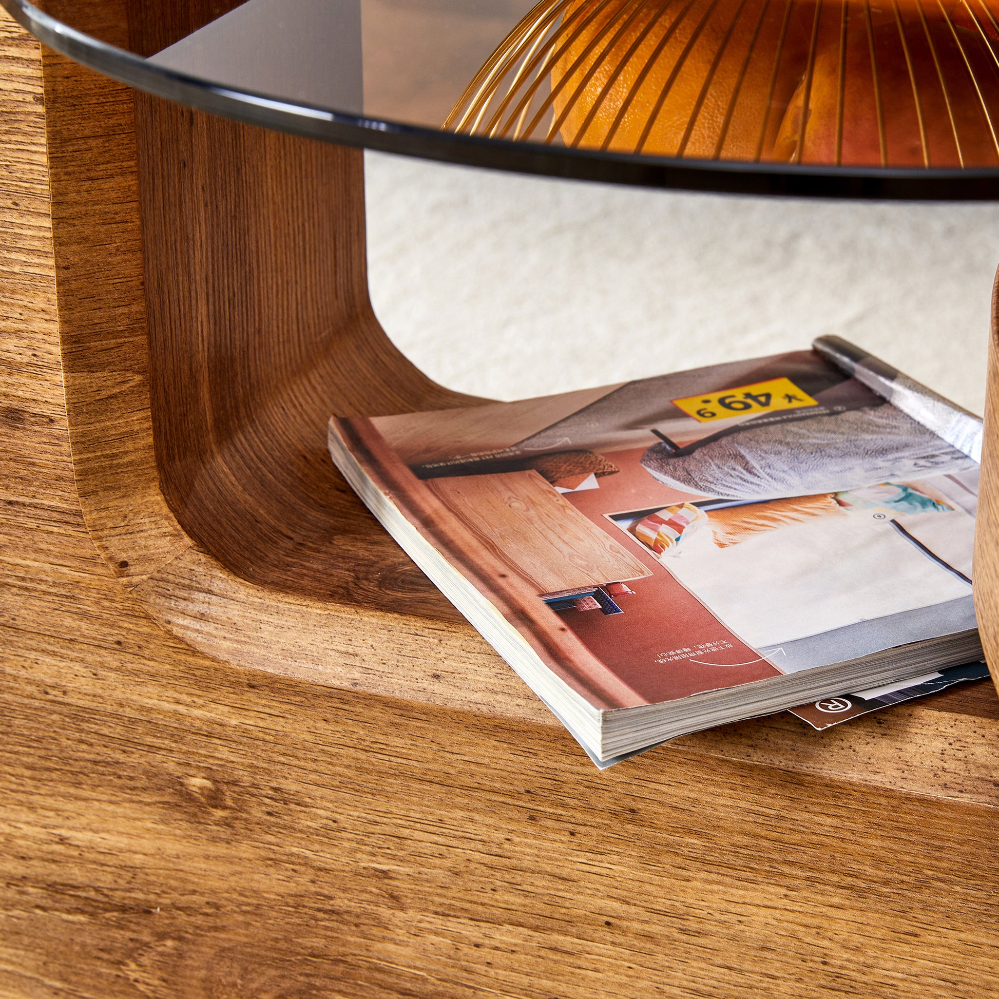 The Detachable Double Decker Coffee Table, The Stylish Design Is More Precious, And The Detachable Design Can Make The Use Of Space More Flexible And Suitable For Various Scenes. Wood Mdf
