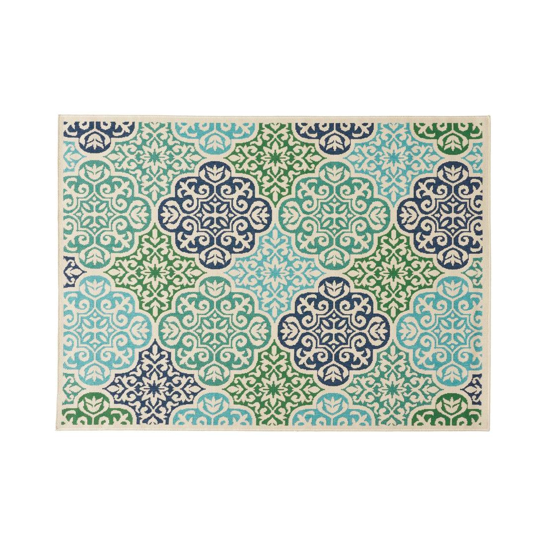 Meridian 1393L 5'3" X 7' Ivory Polypropylene