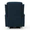 Power Recliner Navy Blue Fabric