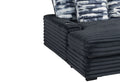 Shine Grey Lounger Sofa With Usb Gray Fabric