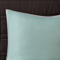 8 Piece Comforter Set Seafoam Grey King King Multicolor Polyester