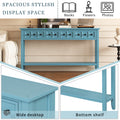 Rustic Entryway Console Table, 60