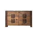 Transitional Style Poised Wooden Dresser, Rustic Natural Brown Brown Wood