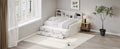 Twin Size Captain Daybed With Storage Bookcase Headboard,Captain Bed With Trundle And Three Storage Drawers For Kids Teens Dorm Bedroom Multipurpose Guest Room Or Home, White Box Spring Not Required