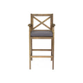 Perla Barstool Grey Acacia Wood