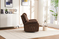 Oversized Single Sofa Armchair With Side Pockets Couches, For Living Room Meeting Room Bedroom Brown Faux Leather 1 Seat